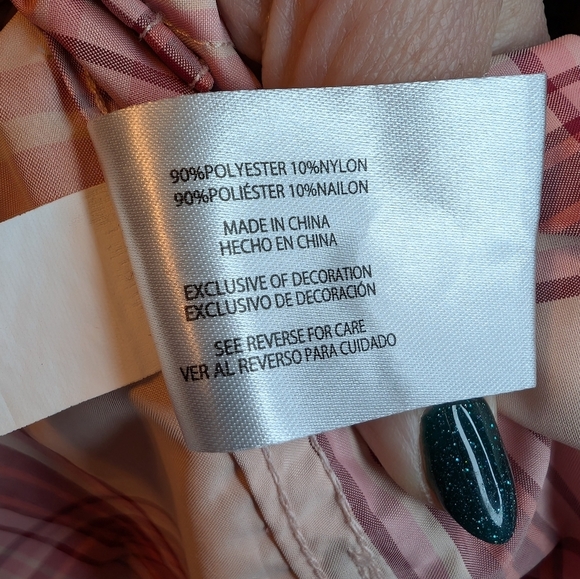 Eddie Bauer Pink Plaid Button-Up Short Sleeve Outdoor Shirt - Picture 12 of 13